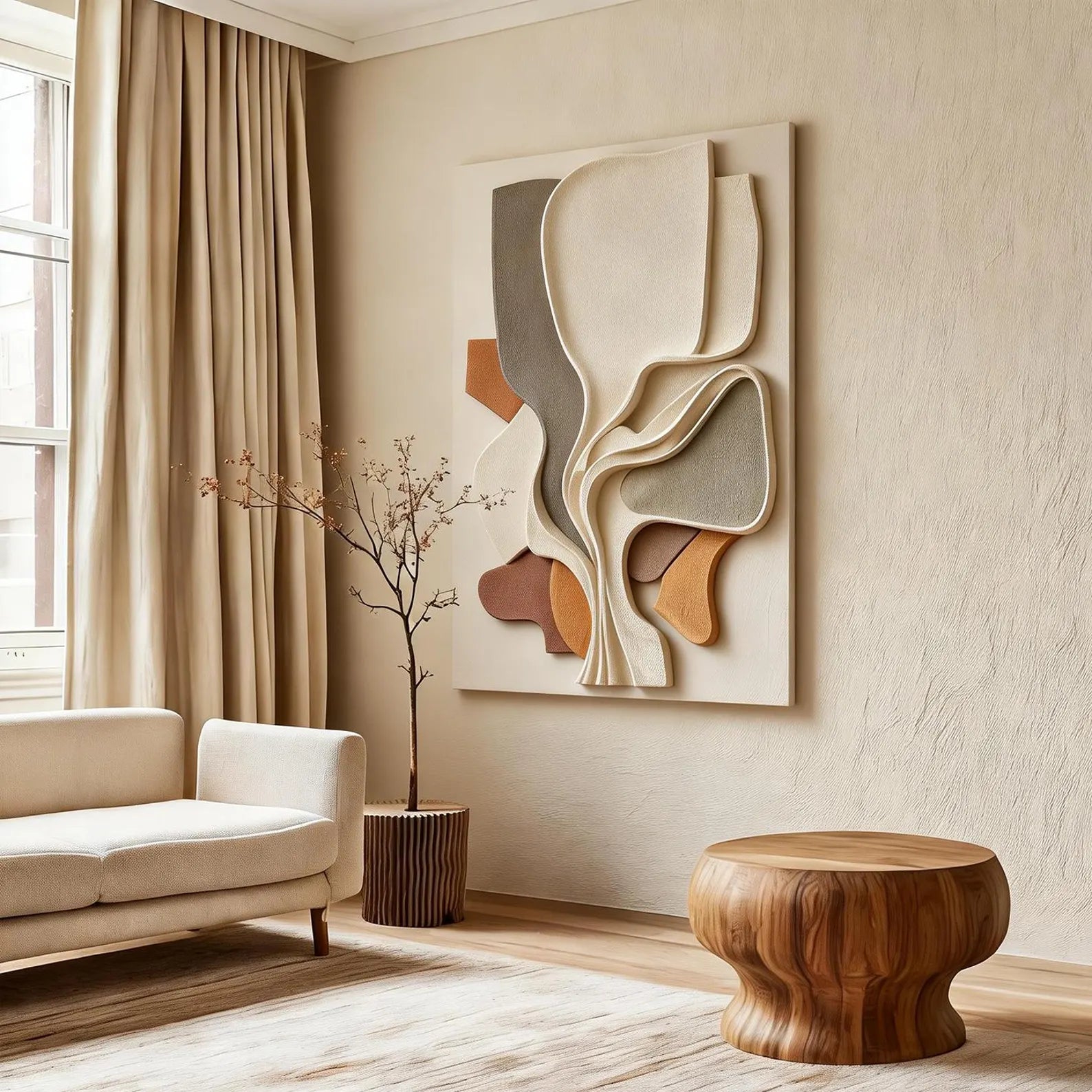 Contemporary Layered relief art